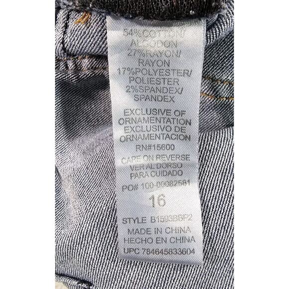 Democracy WOMENS SIZE 16 Ab Solution Blue Ankle Skimmer Jeans Medium Wash - Picture 9 of 11